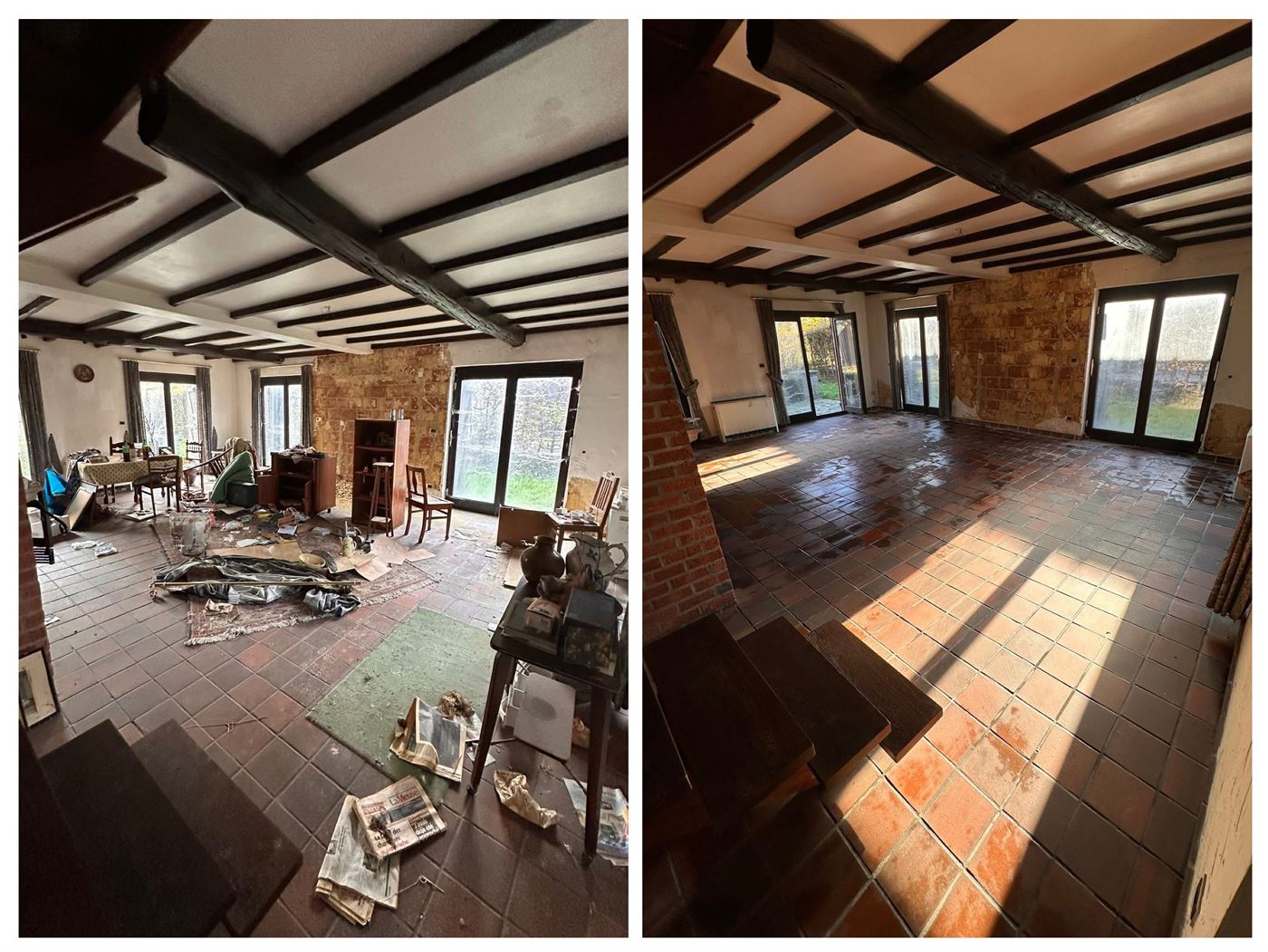 Réalisation de vide-maison en Wallonie
